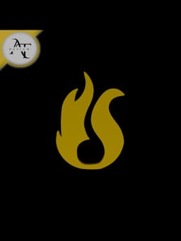 Simple Flame Symbol - 2D Art 3d model