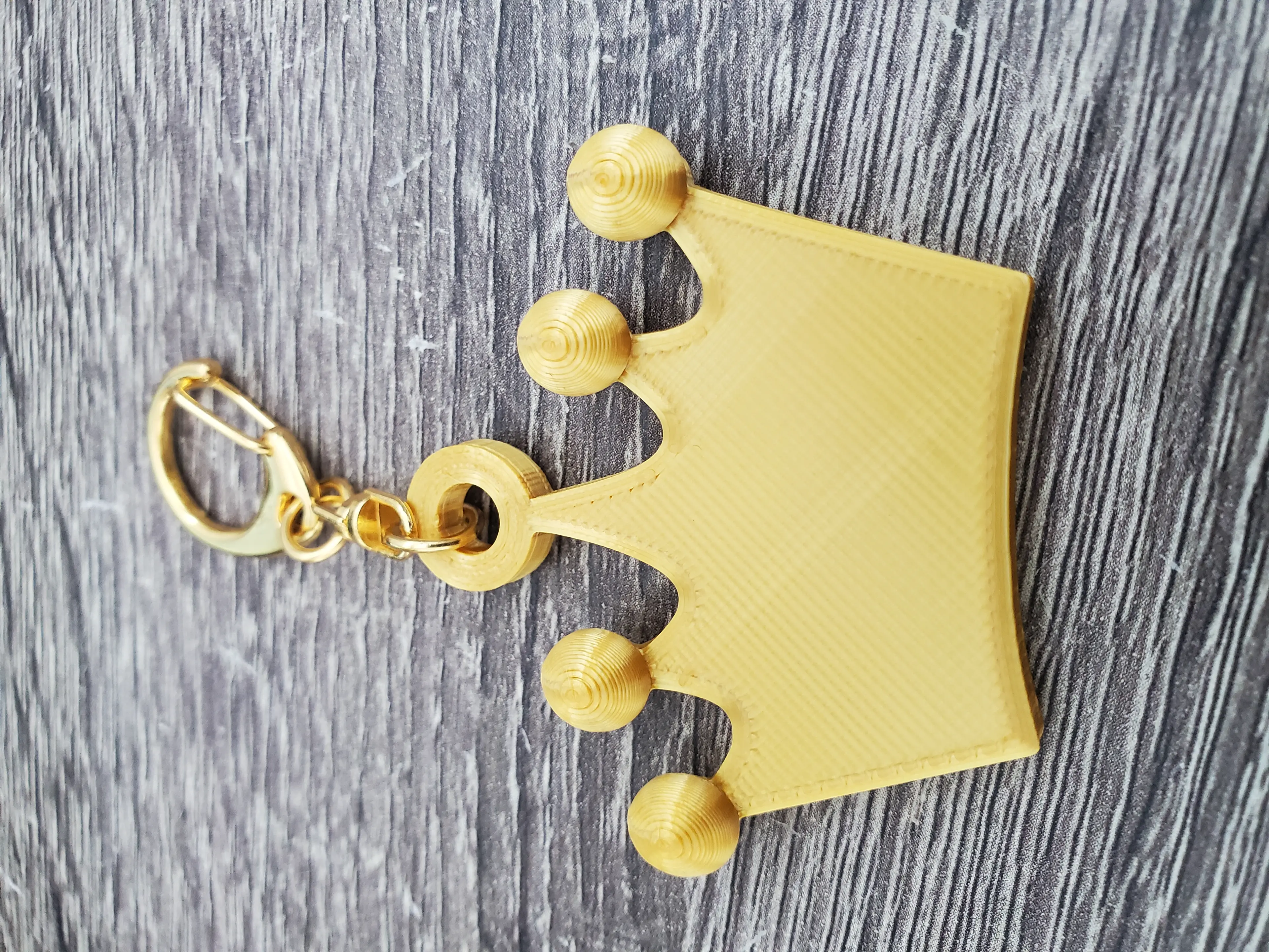 Bubbly Crown Keychain.stl 3d model