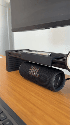 Ridge Pen Tray - Modular Desk Rail System 3d model