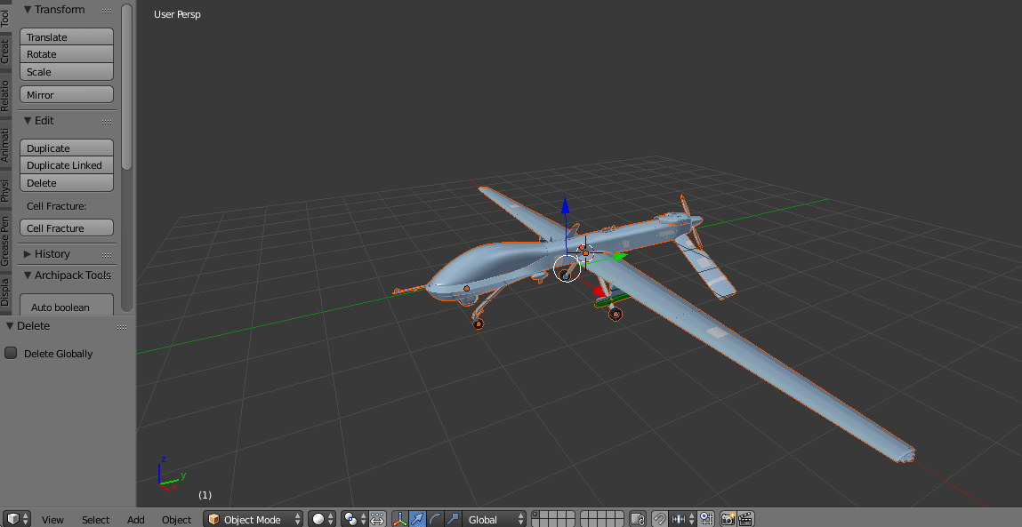Drone_Reaper.stl 3d model