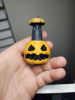 Ghost Pumpkin – Spooky Halloween 3D Print 3d model