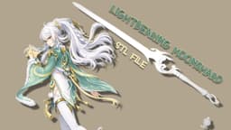 Genshin Impact Lightbearing Moonshard STL • 3D Printable Sword File • Zabai Cosplay 3d model
