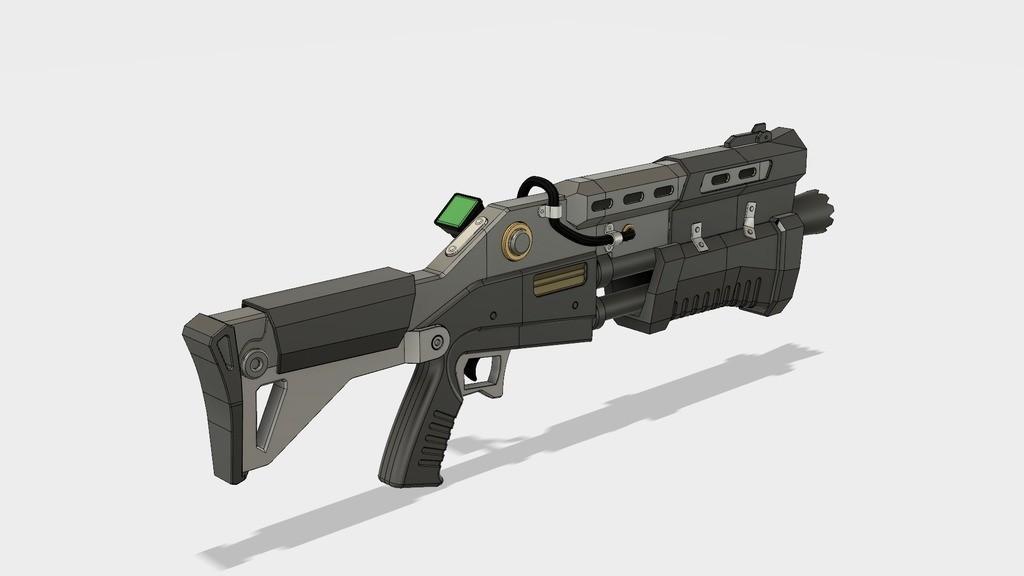 Fortnite Tactical Shotgun 3d model