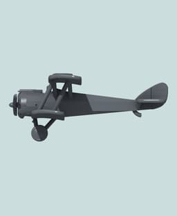 1:144 Airco D.H.5 3d model