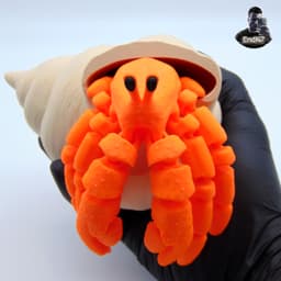 Articulated Hermit Crab - no supports 3d model