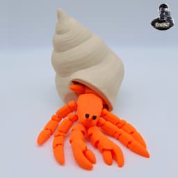 Articulated Hermit Crab - no supports 3d model