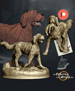 Hunting Dog 3d model