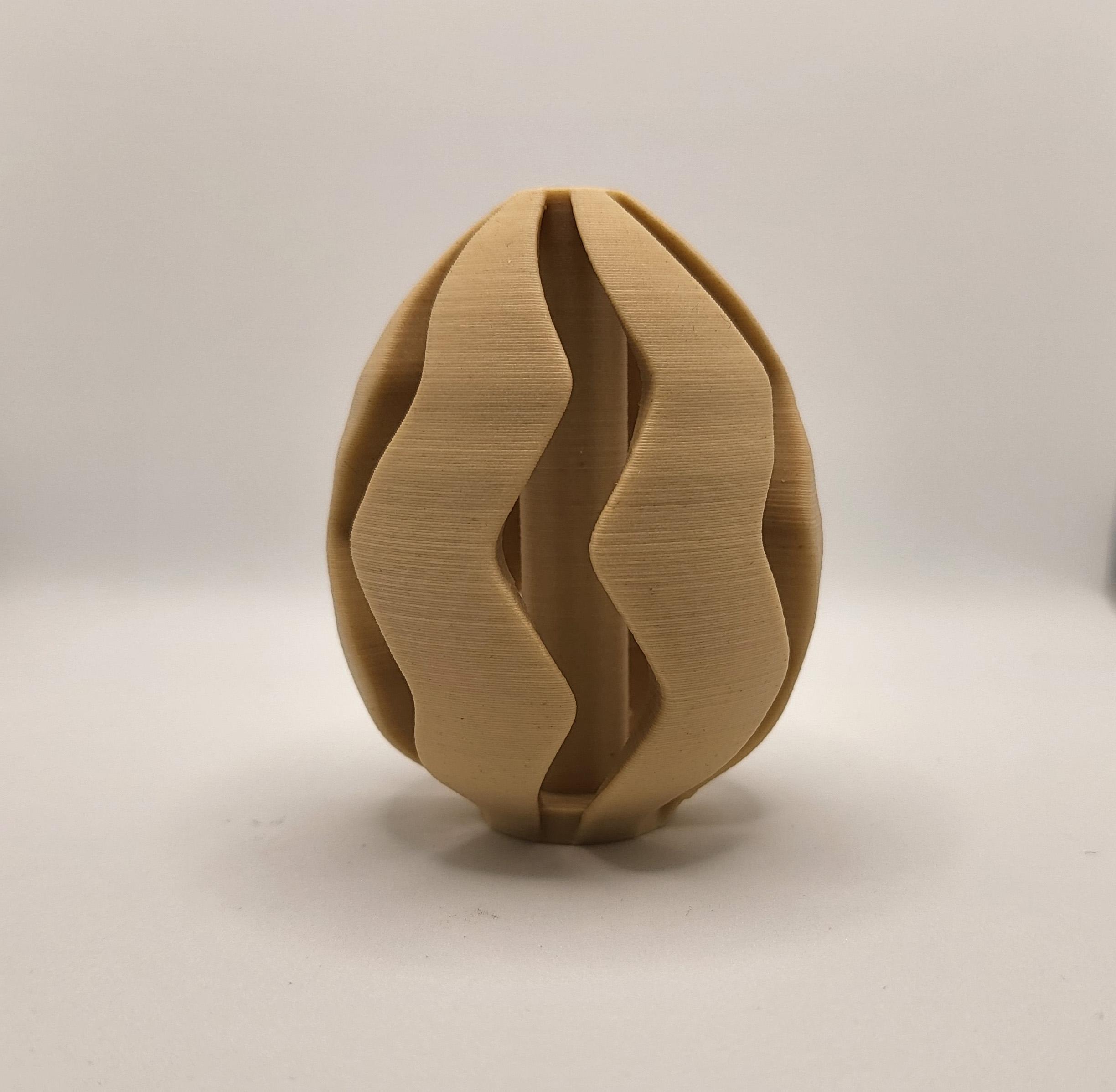 Egg Swirl Ornament 3d model