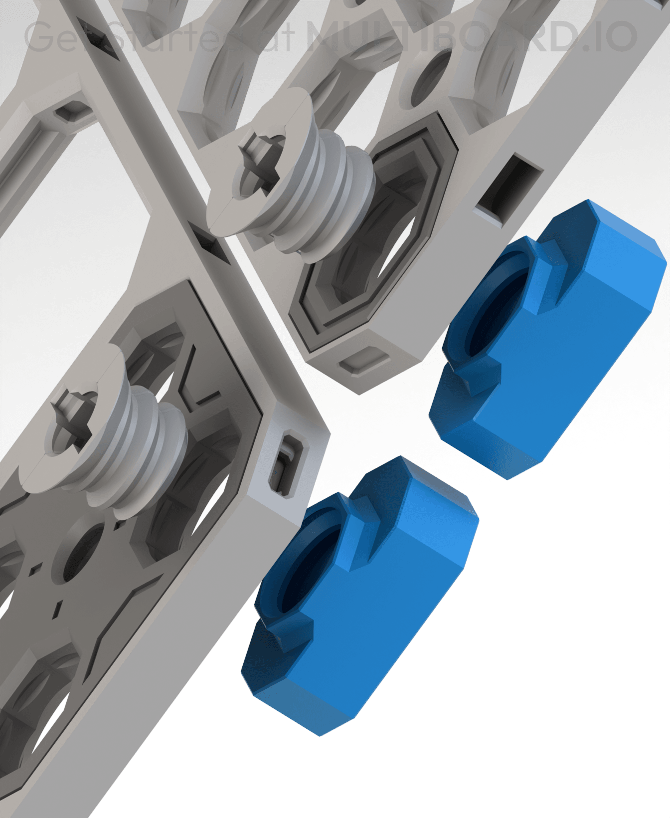 6.25 mm - Single Bolt-Lock - ScrewOn Mount 3d model
