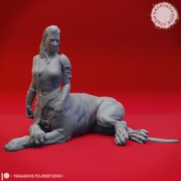 Lamia - Tabletop Miniature (Pre-Supported) 3d model