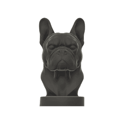 French Bulldog Dog Bust - 3D Printable STL 3MF File - Pet Memorial Statue - Dog Model Download 3d model