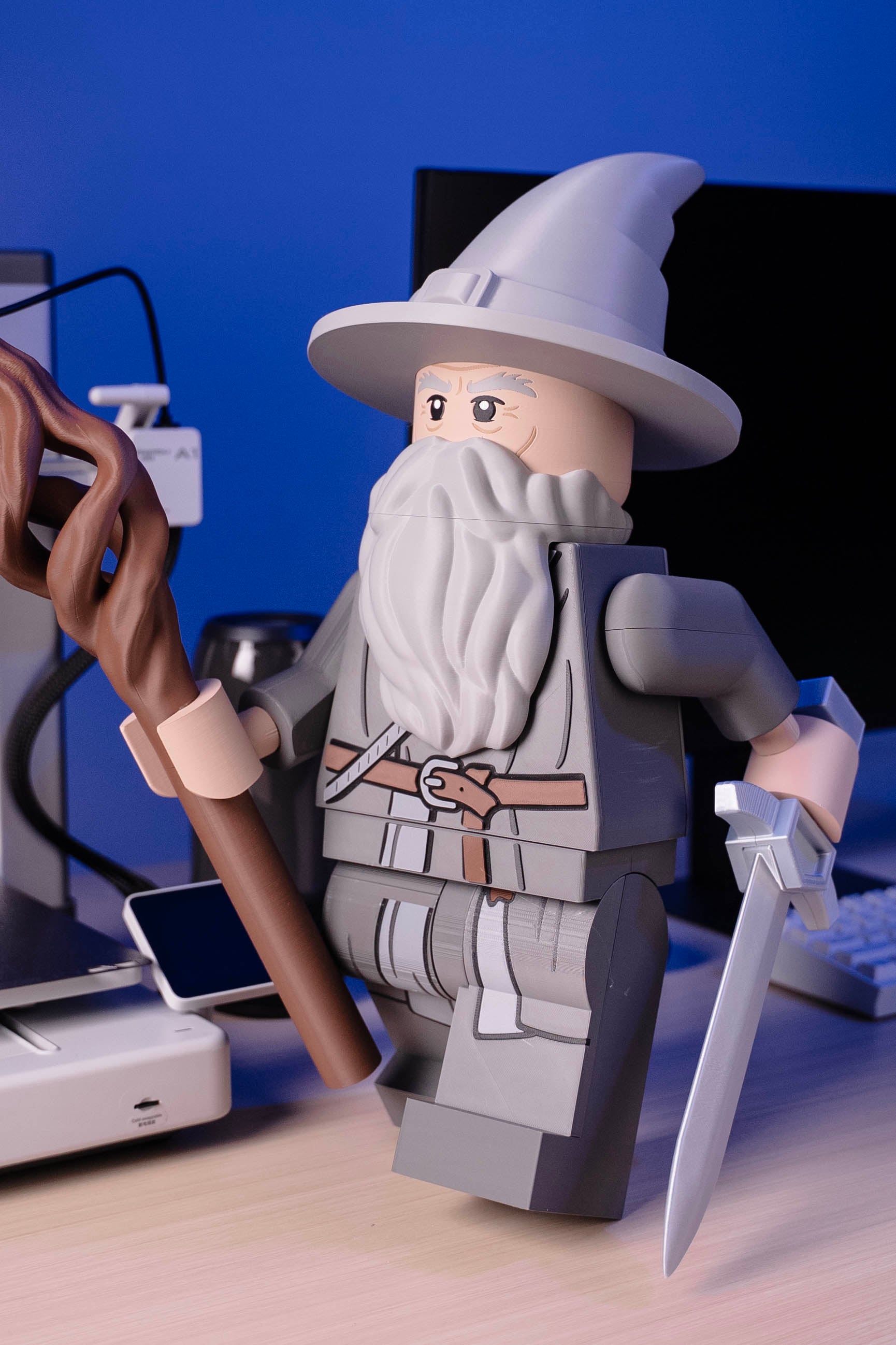 Gandalf Modular Figure 3d model