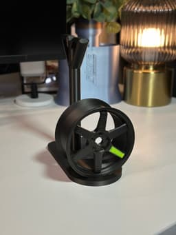 Simple Headset and Wheel Stand: TE37 3d model
