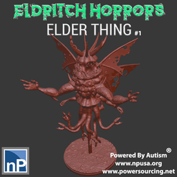 Eldritch Horrors - Elder Thing 1 3d model
