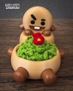 BT21 - SHOOKY PLANTER 3d model