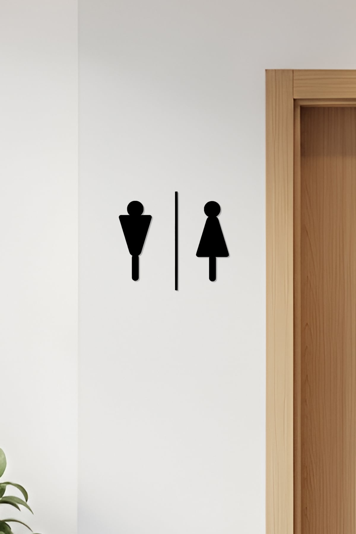 WC, Toilet Sign, Restroom 3d model