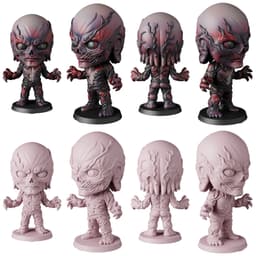 Stranger Things STL Files - Eleven Mike Dustin - 80s Sci-Fi 3D Print Models 3d model