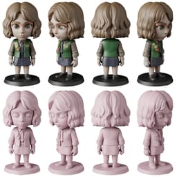 Stranger Things STL Files - Eleven Mike Dustin - 80s Sci-Fi 3D Print Models 3d model