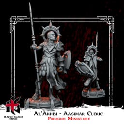 Al-Akiibi - Aasimar Cleric 3d model