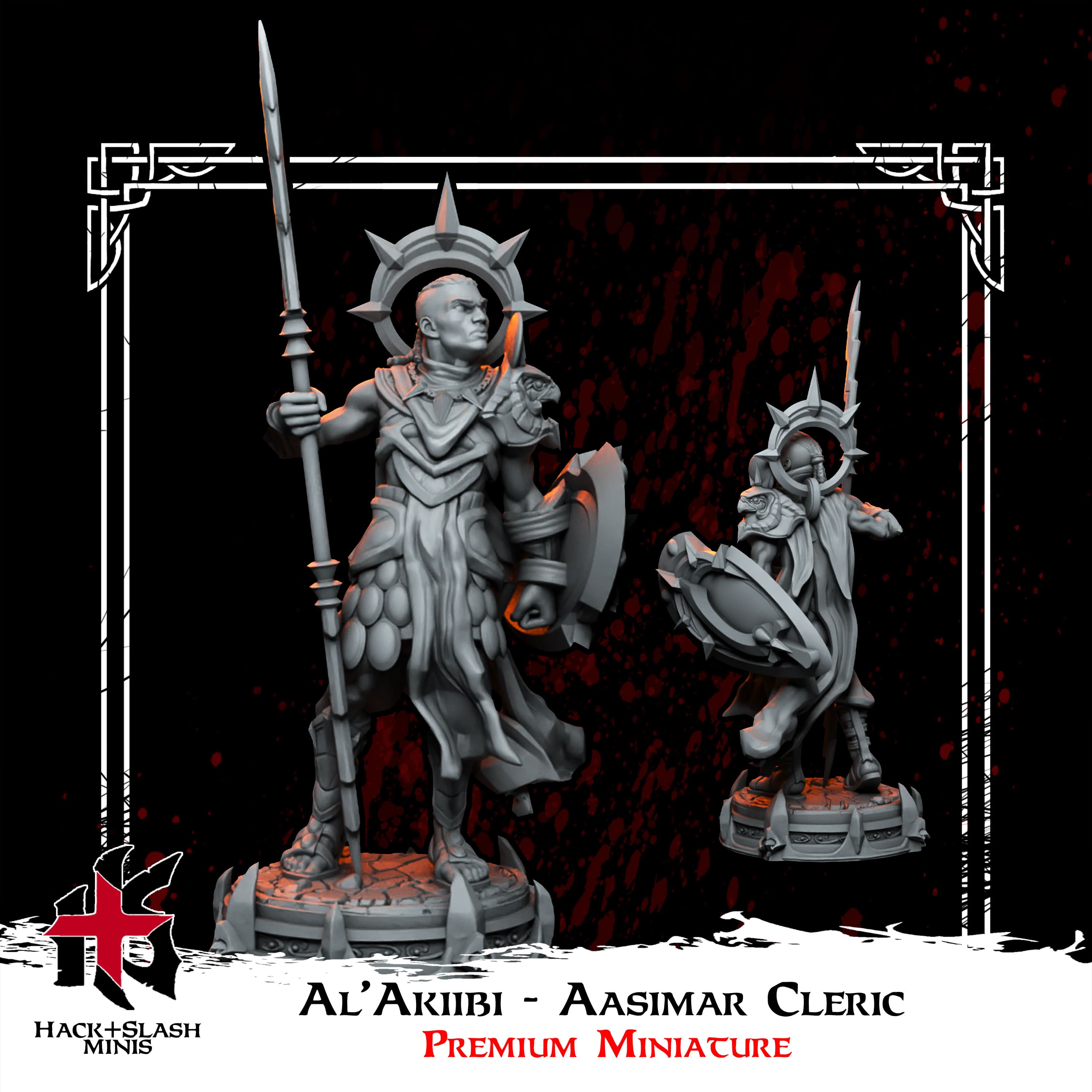 Al-Akiibi - Aasimar Cleric 3d model