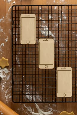 Telephone Cookie Cutter, Biscuit Cutter 3d model