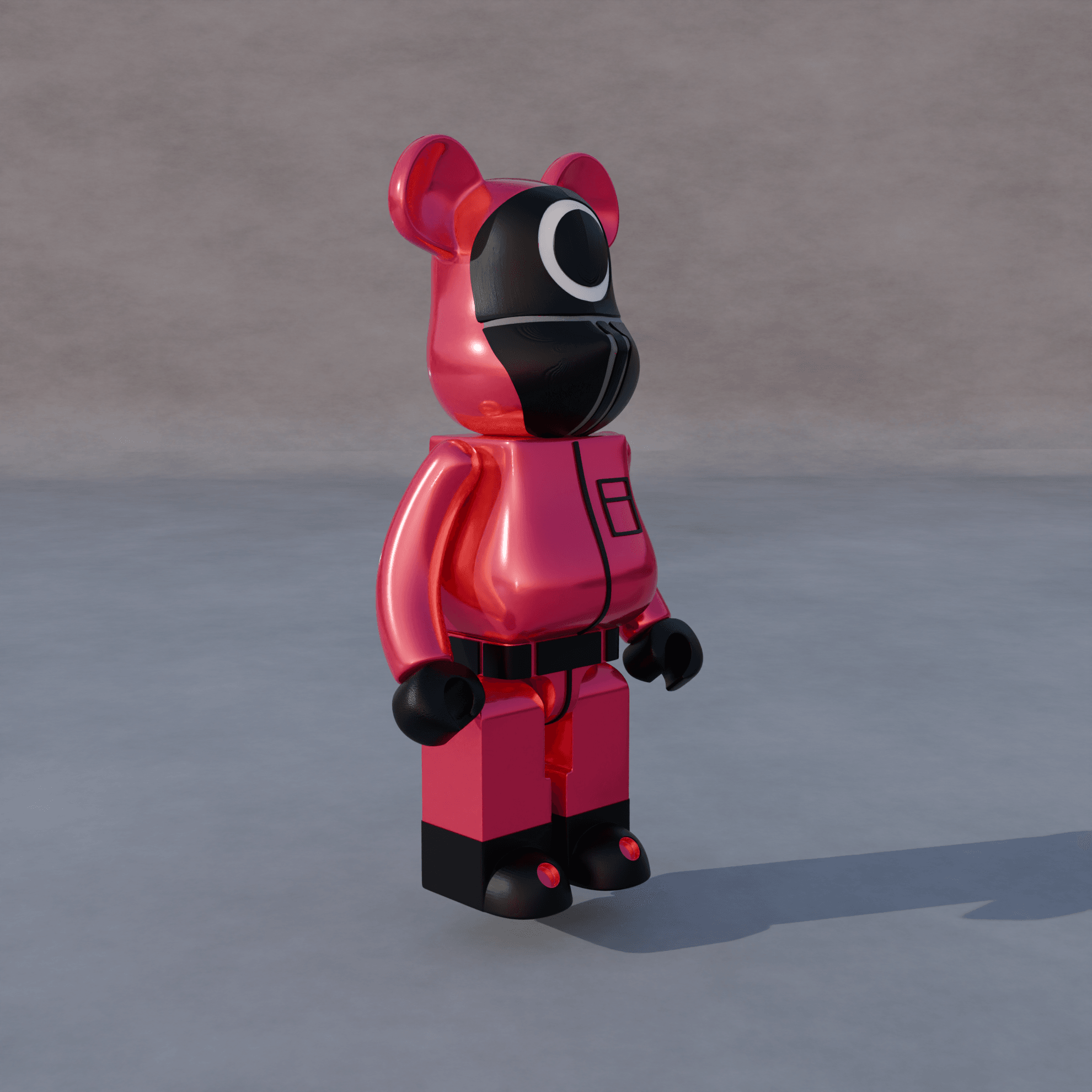 Squid Game Bearbrick 3d model