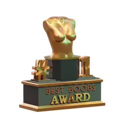 Best Boobs Award 3d model