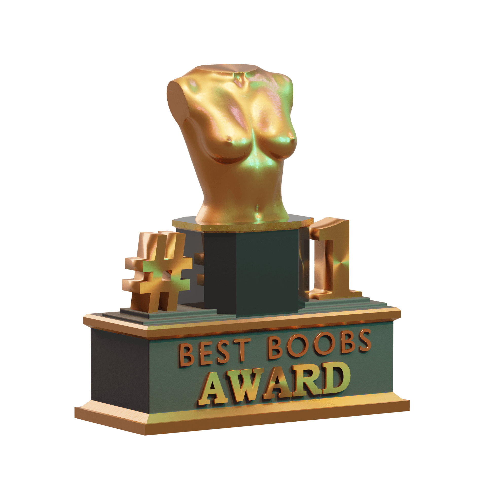 Best Boobs Award 3d model