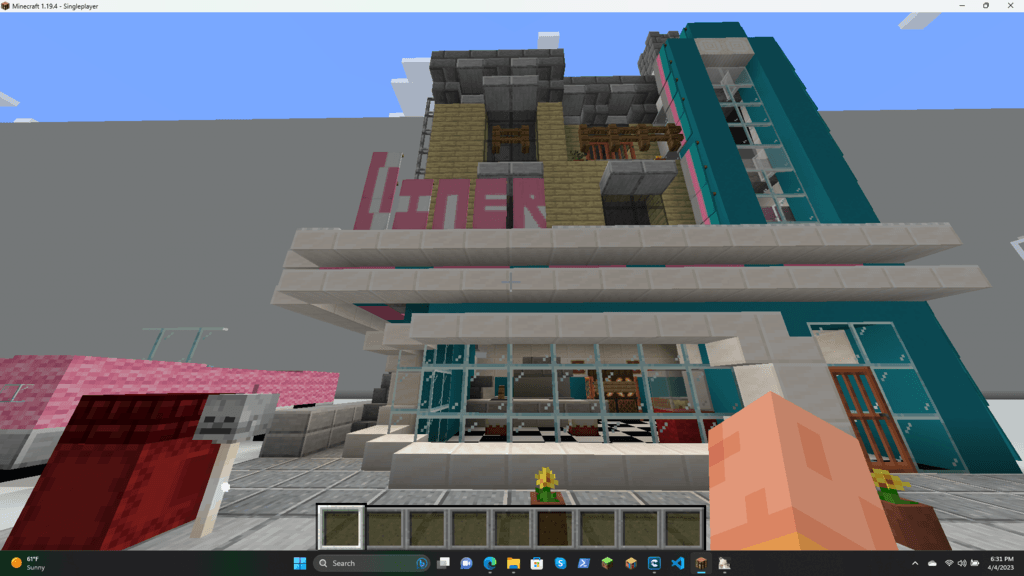 Minecraft Diner 3d model