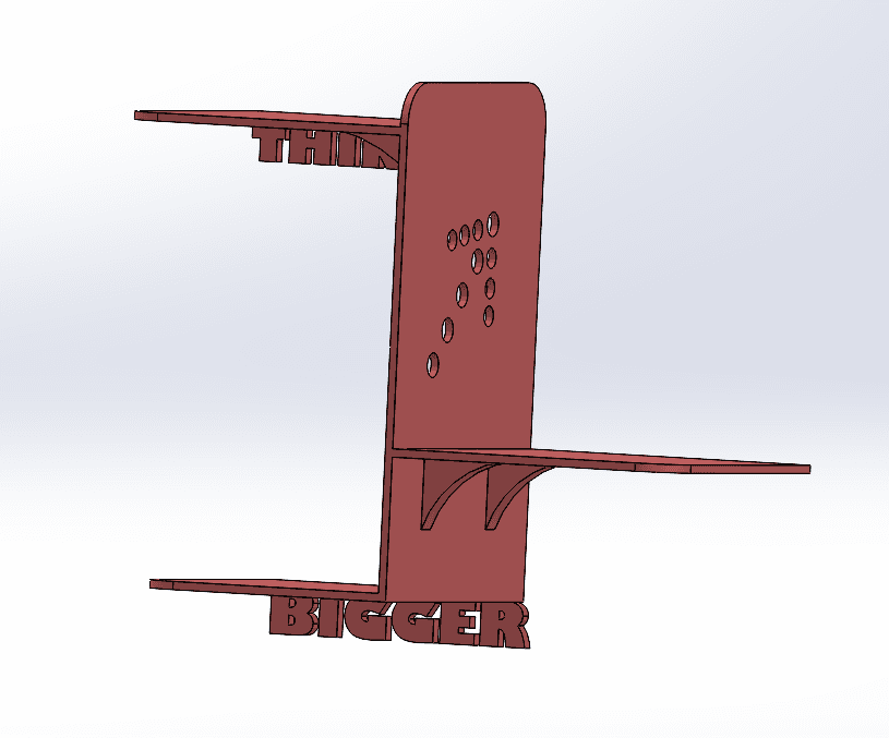 WALL-MOUNT STAND 3d model