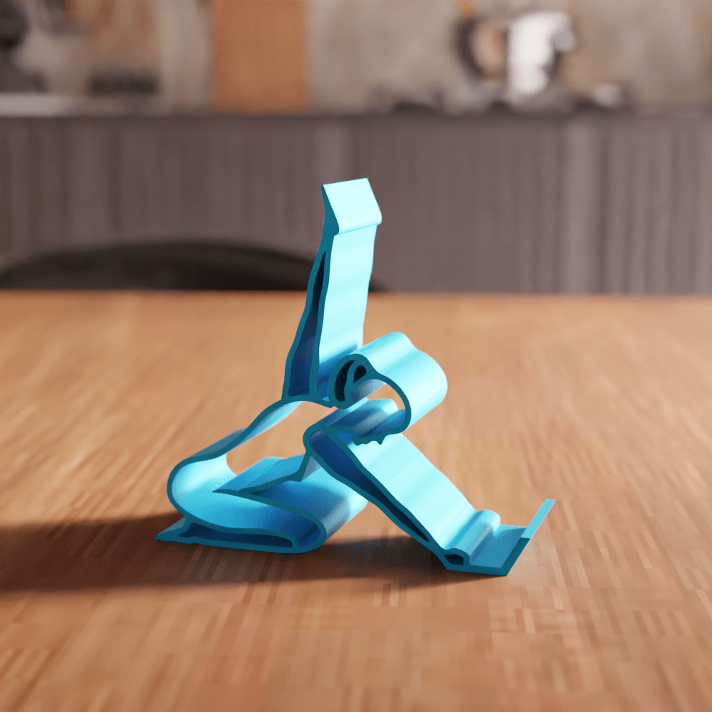 Zen Yoga Pose Functional Mobile Phone Stand 3d model