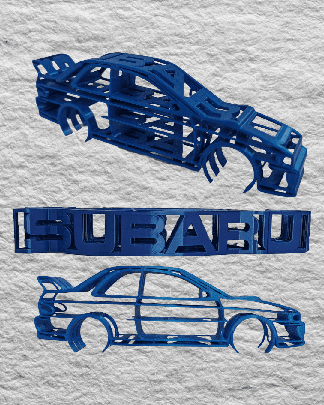 Subaru Impreza GC8 Silhouette Remix 3d model