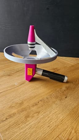 Pink Space Ranger Satellite Stunner 3d model