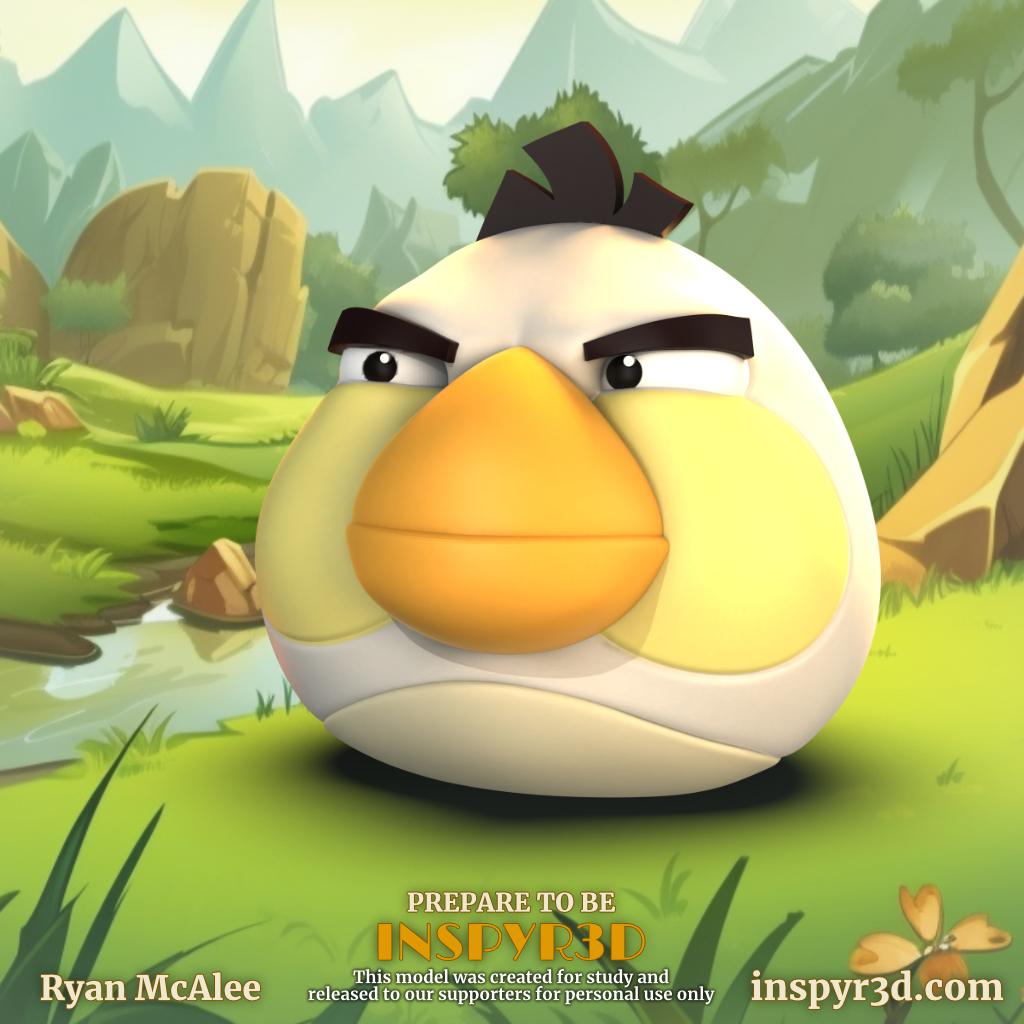 Angry Birds Matilda 3d model