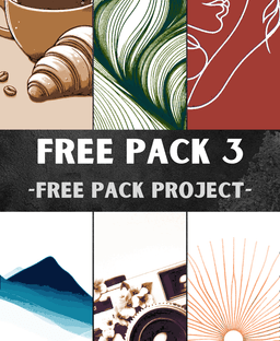 Free Pack #3 (Bookmarks) 3d model
