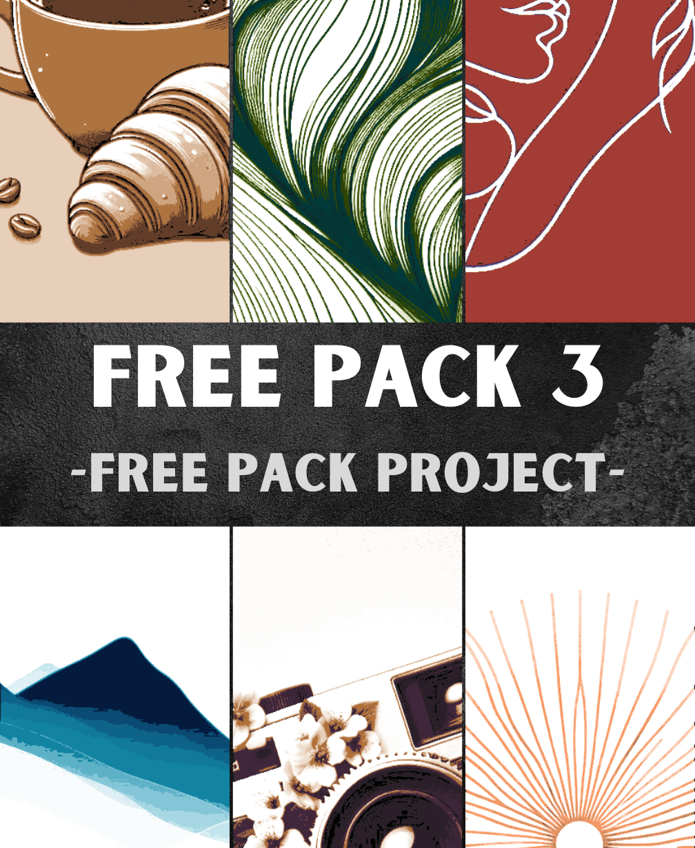 Free Pack #3 (Bookmarks) 3d model
