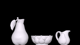 Juicy Pear Kitchenware Set - Pitcher, Bowl & Creamer Bundle 3d model