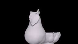 Juicy Pear Kitchenware Set - Pitcher, Bowl & Creamer Bundle 3d model