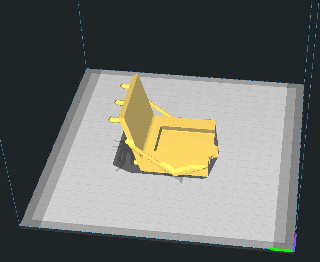 Camera pegboard mount 3d model