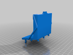 Camera pegboard mount 3d model