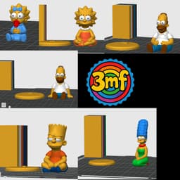 Bart Simpson 3mf File 3d model