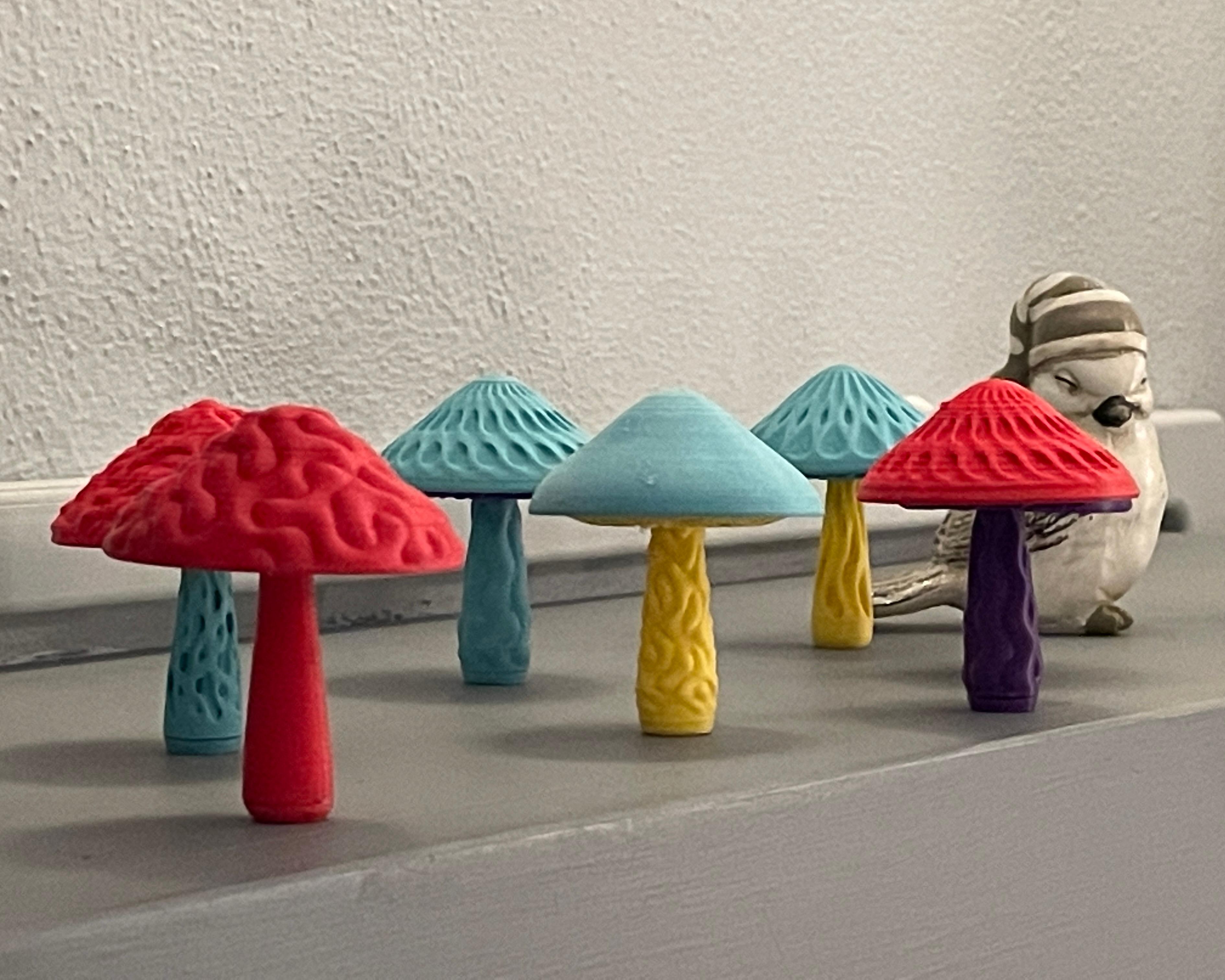 Modular Mushrooms - I think I may have gotten carried away... - 3d model