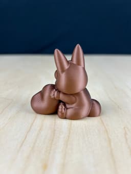 Valentines Bunny Hugging a Heart 3d model