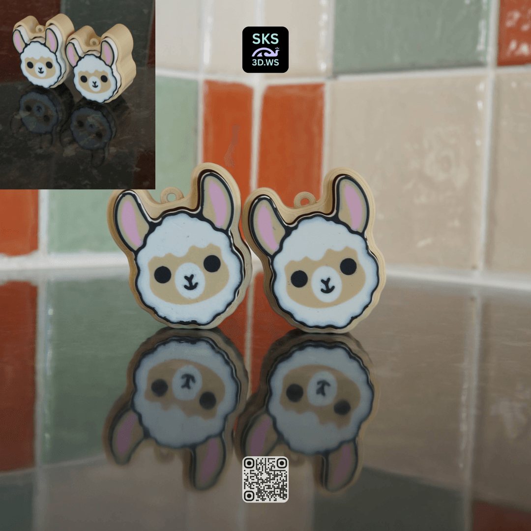 Llama Mechanical Switch Fidget Clicker 3d model