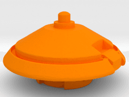 BEYBLADE TRYGLE-2 | COMPLETE | PLASTIC GEN SERIES 3d model