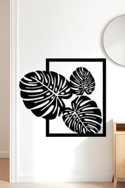 Leaf Wall Art, Wall Decor, Home Decor 3d model