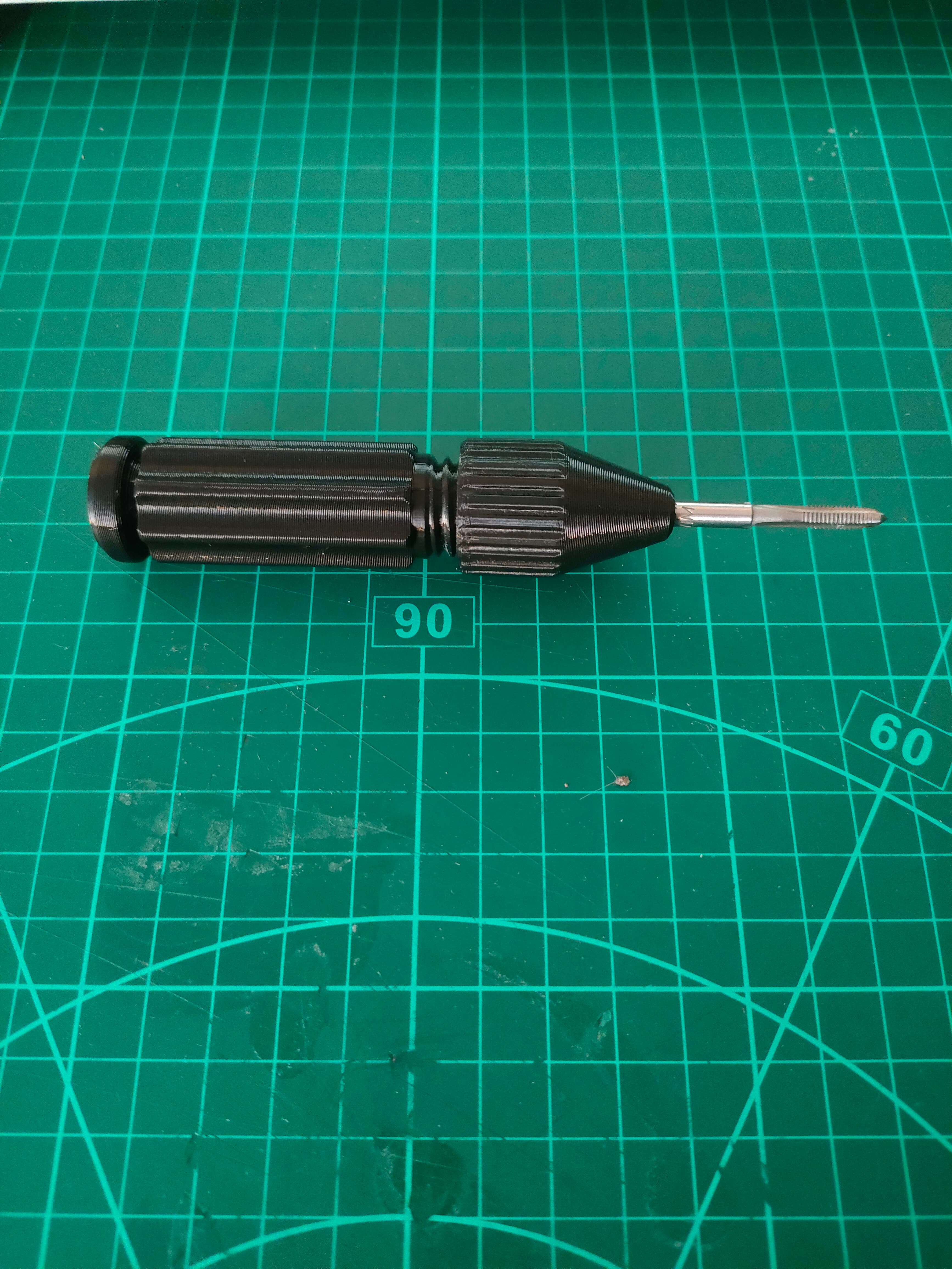 Handle for M2,5; M3 and M4 tappers 3d model