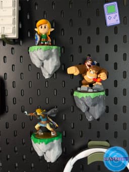Amiibo Stand for Ikea Skadis pegboard 3d model