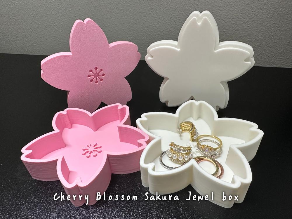 Cherry Blossom Sakura Jewelry Box 3d model
