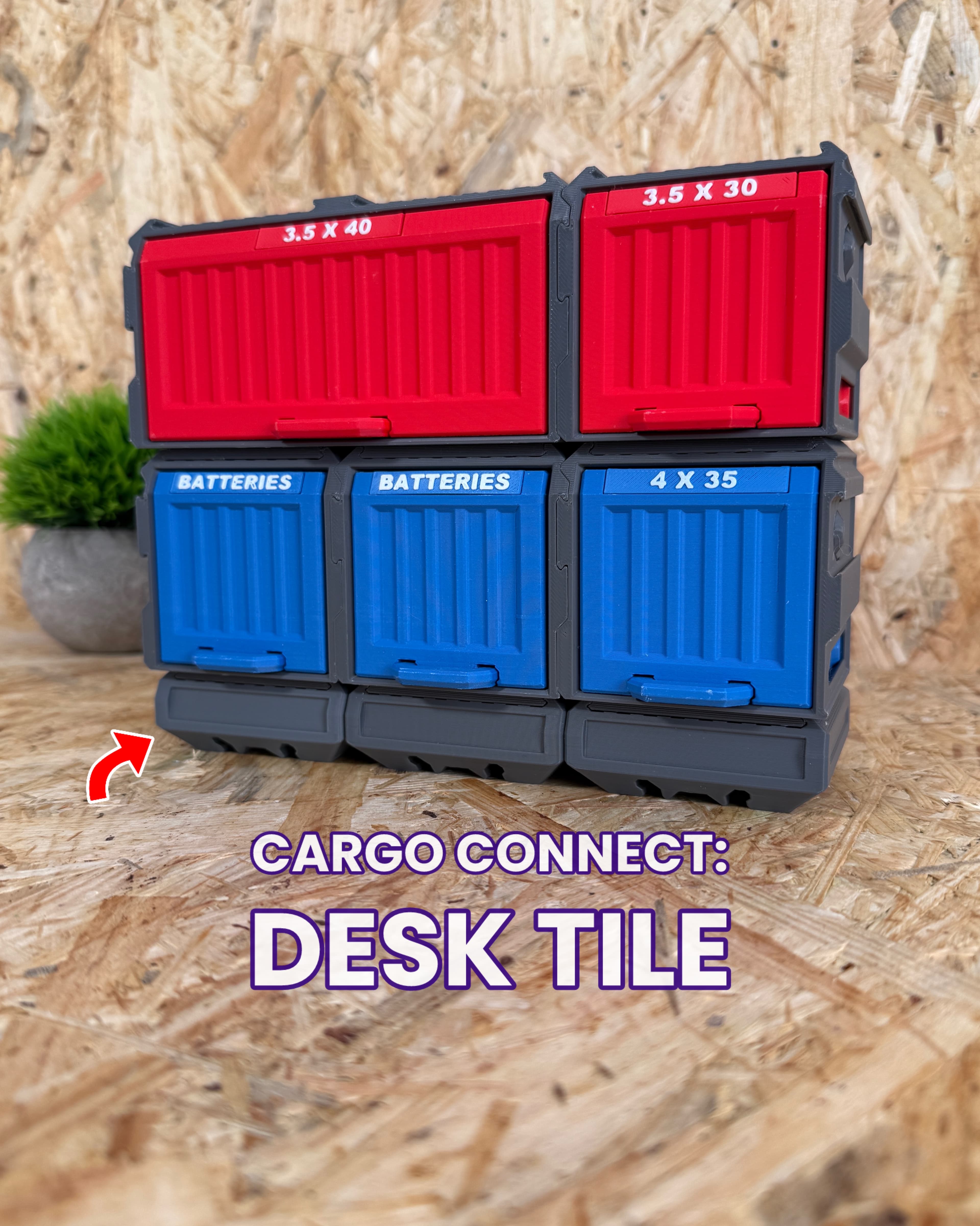 Cargo Connect - Desk Tile 3d model